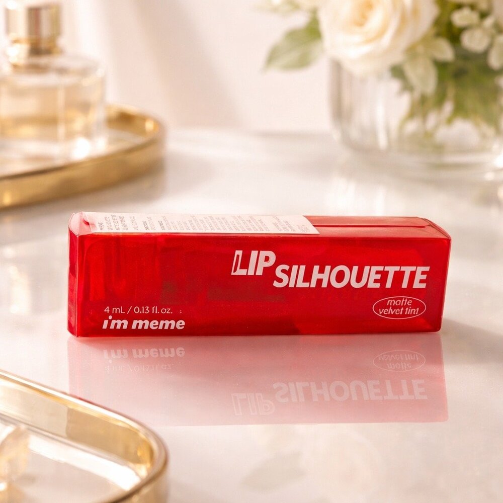 IM MEME Lip Silhouette In 002 Highteen Red in Case of 5 - Picture 5 of 5